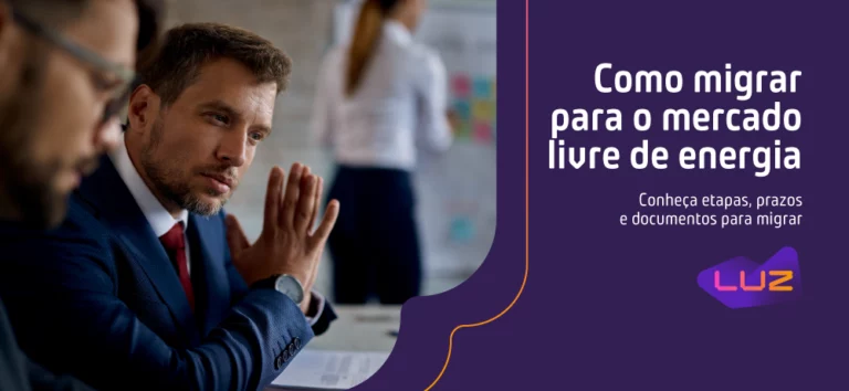 Executivo pensando em como migrar para o mercado livre de energia