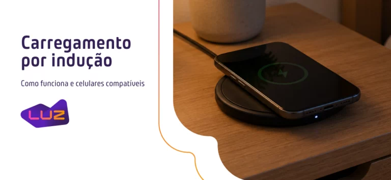 celular em carregamento por indução