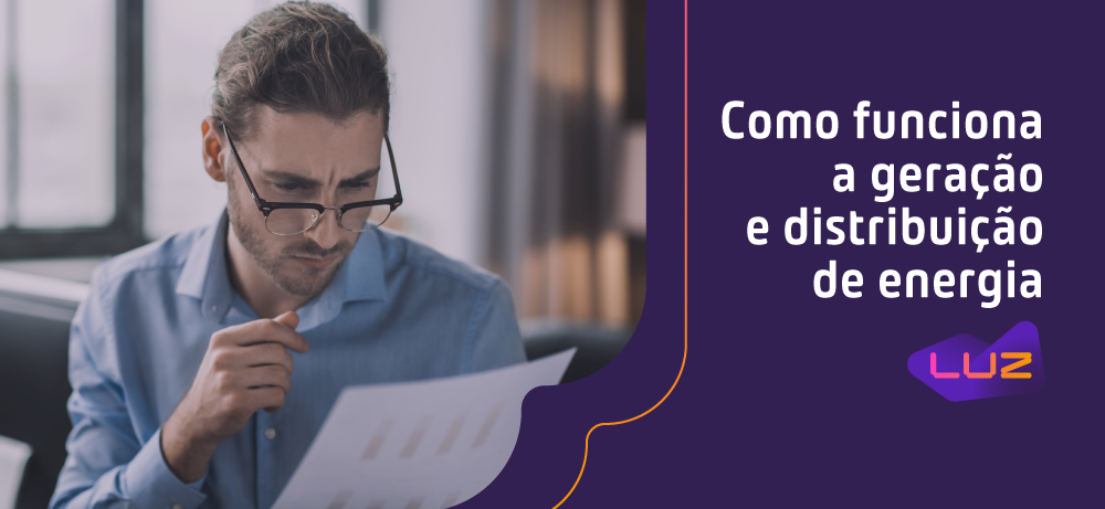 Homem entendendo como funciona a energia elétrica no Brasil